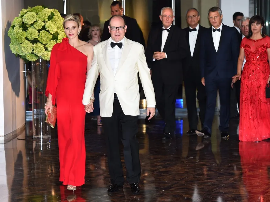 Księżna Charlene; książę Monako Albert II