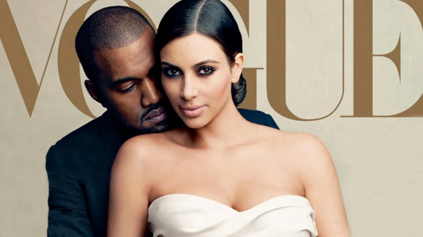 Kim Kardashian i Kanye West na okładce "Vogue'a"