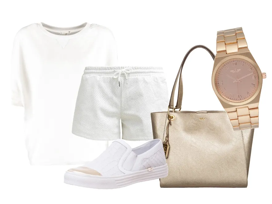 STYLIZACJE ze złotymi akcentami na wiosnę 2015