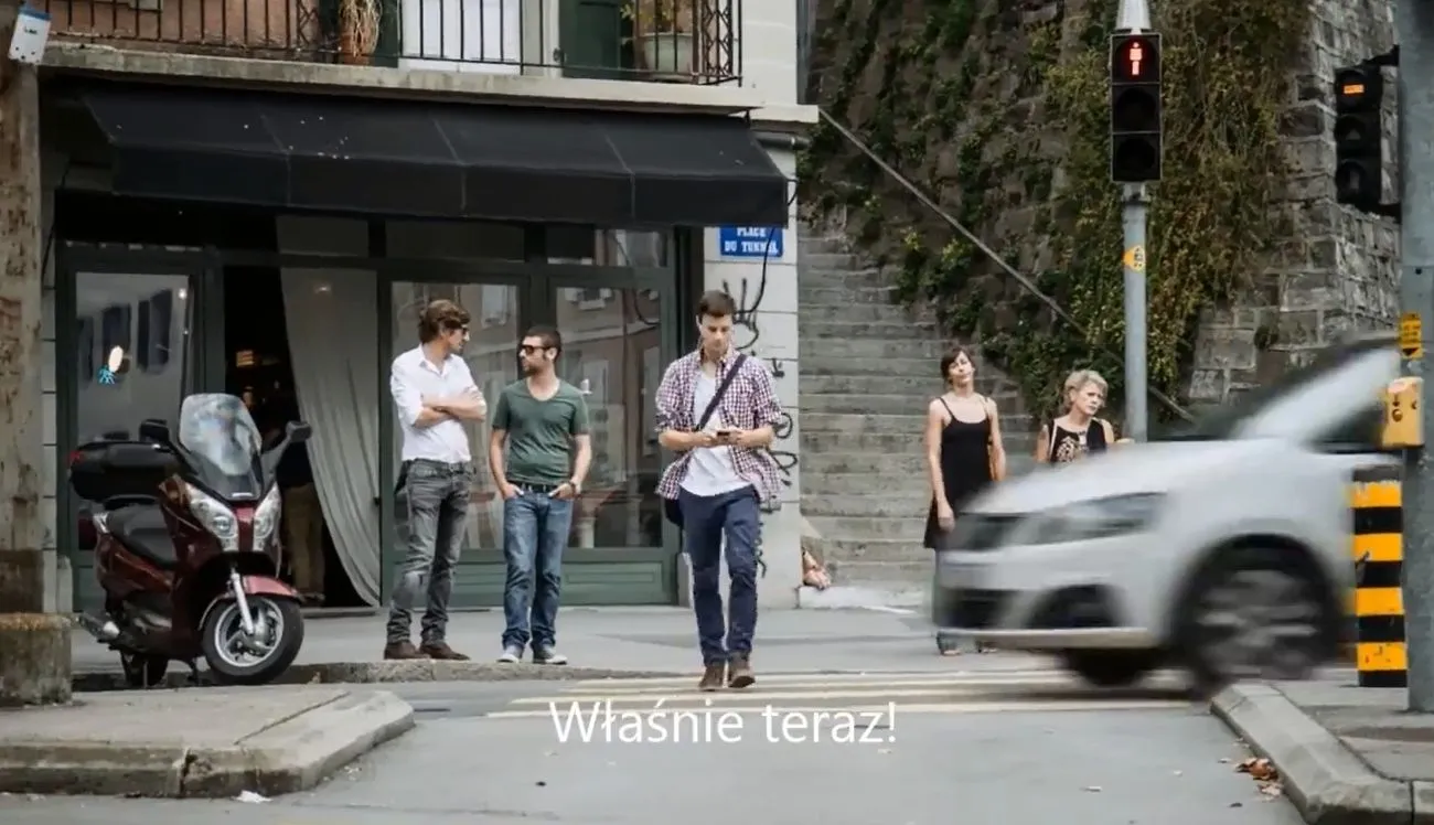 Kadr z filmu policji z Lozanny