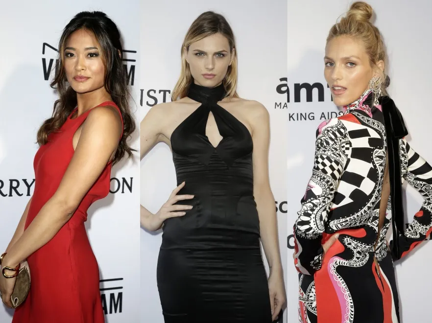 Anja Rubik i inne gwiazdy na gali amfAR w Nowym Jorku