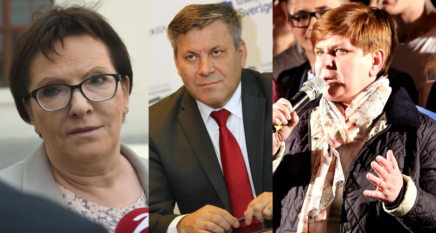 Ewa Kopacz, Janusz Piechociński i Beata Szydło