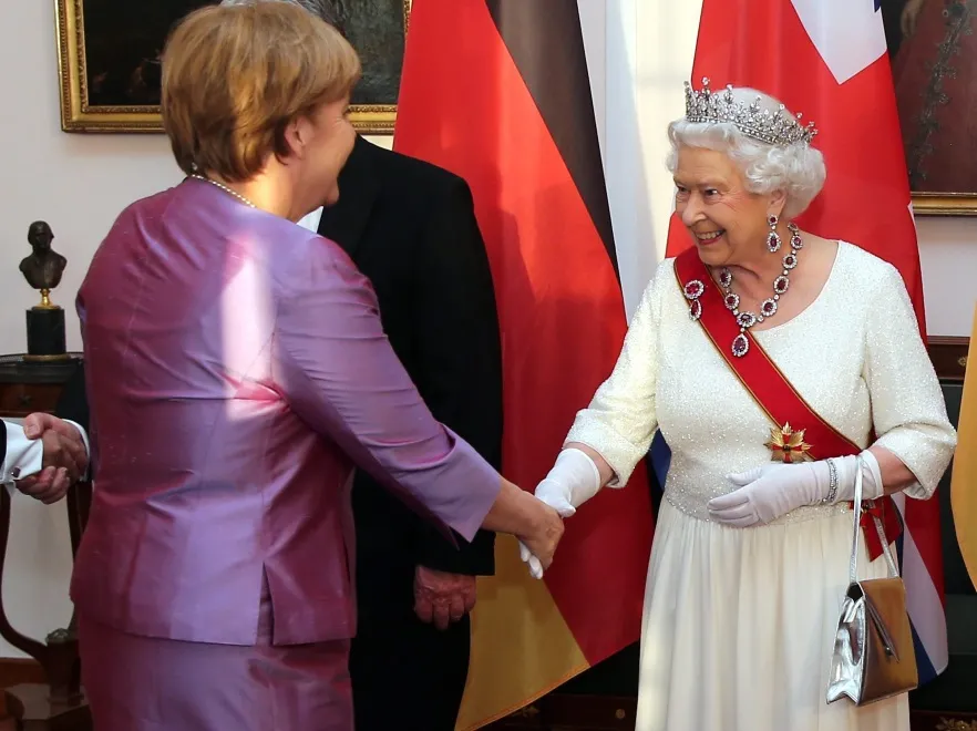 Angela Merkel; Królowa Elżbieta II