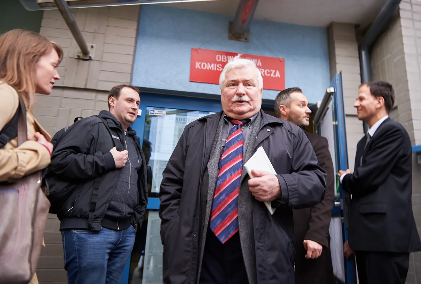 Lech Wałęsa głosował w wyborach parlamentarnych