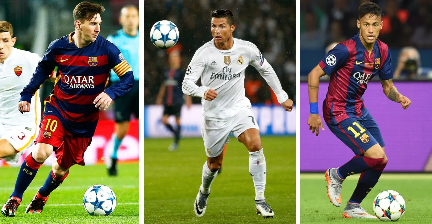 Lionel Messi, Cristiano Ronaldo i Neymar