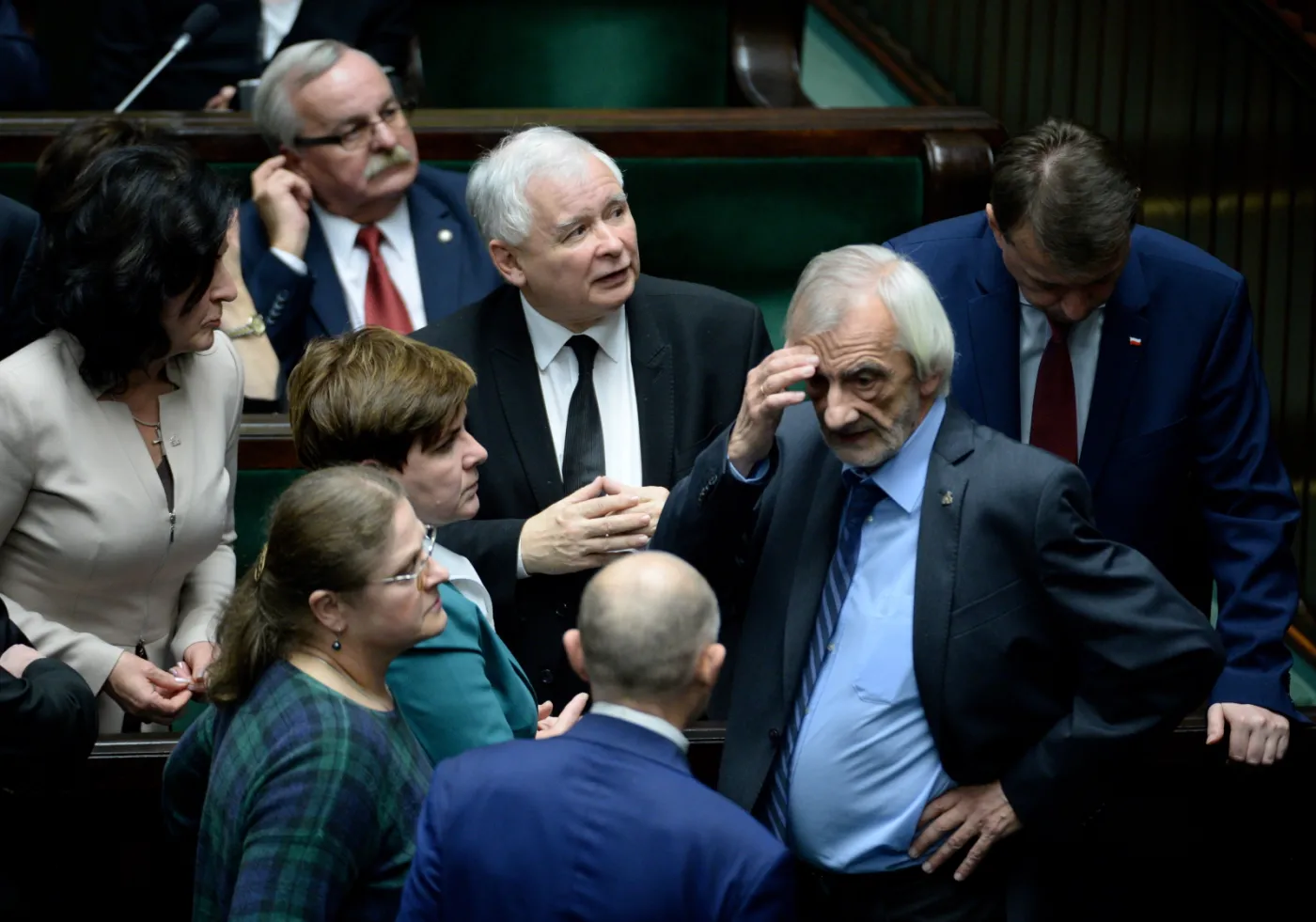 Jarosław Kaczyński, Beata Szydło i politycy PiS