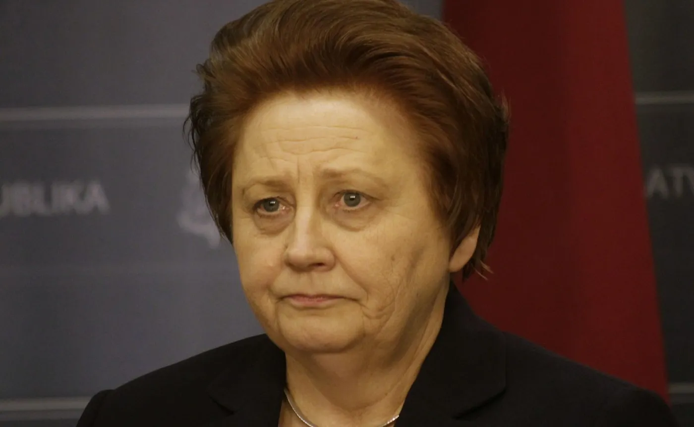 Była już premier Łotwy Laimdota Straujum