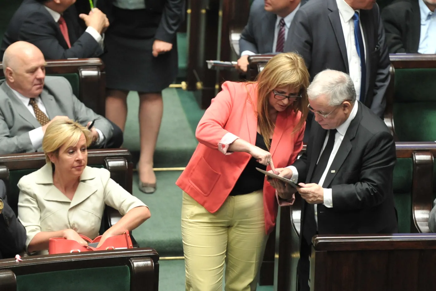 Małgorzata Gosiewska i Jarosław Kaczyński