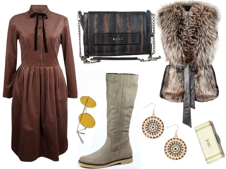 Jesienne STYLIZACJE z klimacie szalonych lato 70.