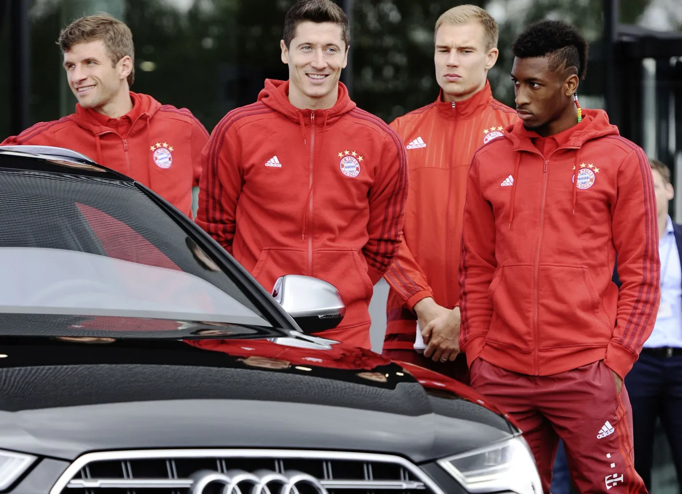 Thomas Müller, Robert Lewandowski, Holger Badstuber, Kingsley Coman