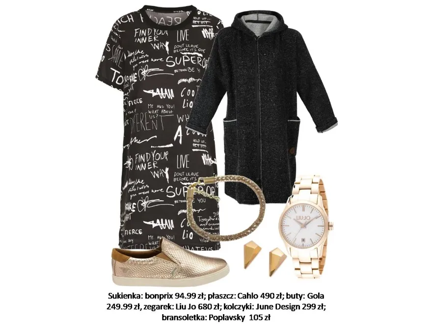 Jesienne STYLIZACJE ze złotymi dodatkami