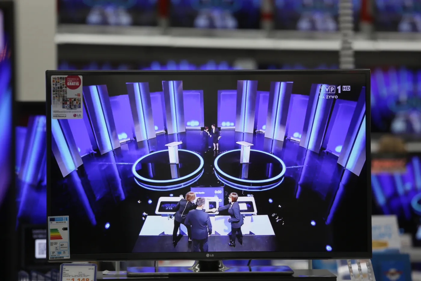 Debata telewizyjna "Beata Szydło - Ewa Kopacz. Rozmowy o Polsce" transmitowana przez cztery kanały telewizyjne - TVP1, TVP Info, TVN24 i Polsat News