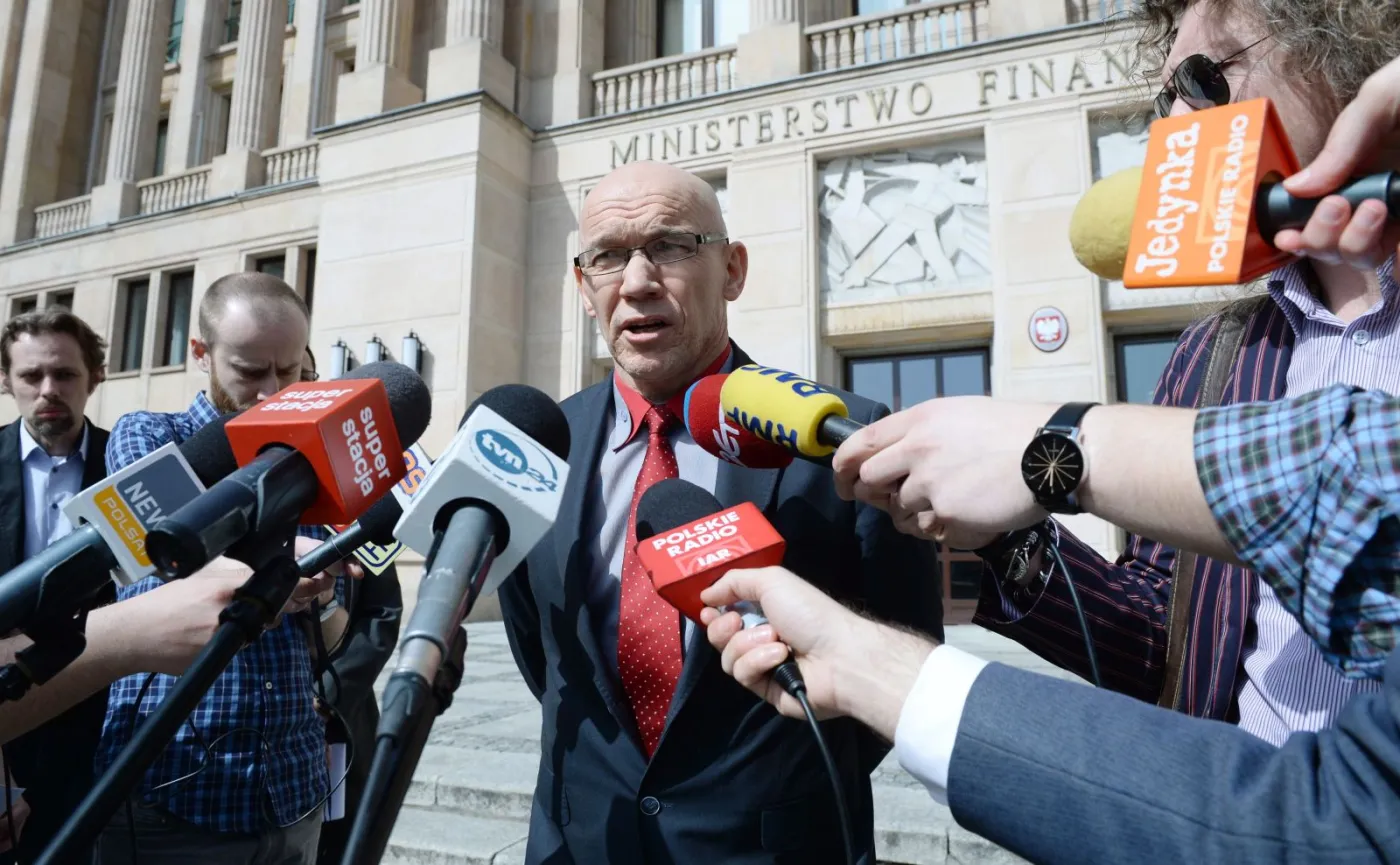 Generalny Inspektor Informacji Finansowej, podsekretarz stanu w Ministerstwie Finansów Wiesław Jasiński 