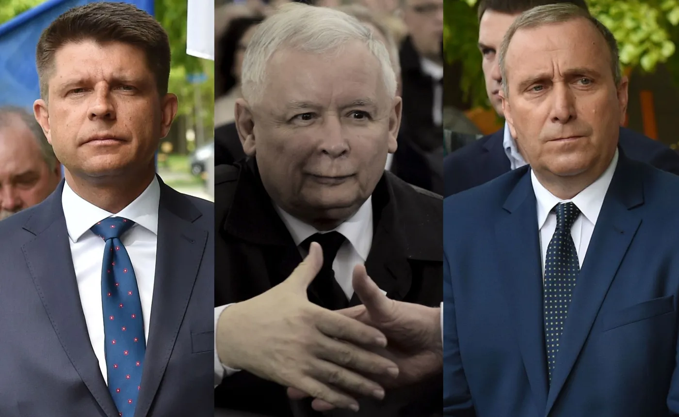 Ryszard Petru, Jarosław Kaczyński i Grzegorz Schetyna