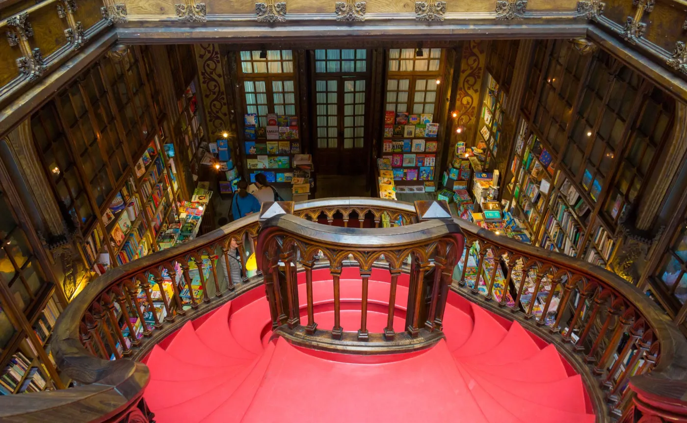 Księgarnia Livraria Lello, Porto, Portugalia