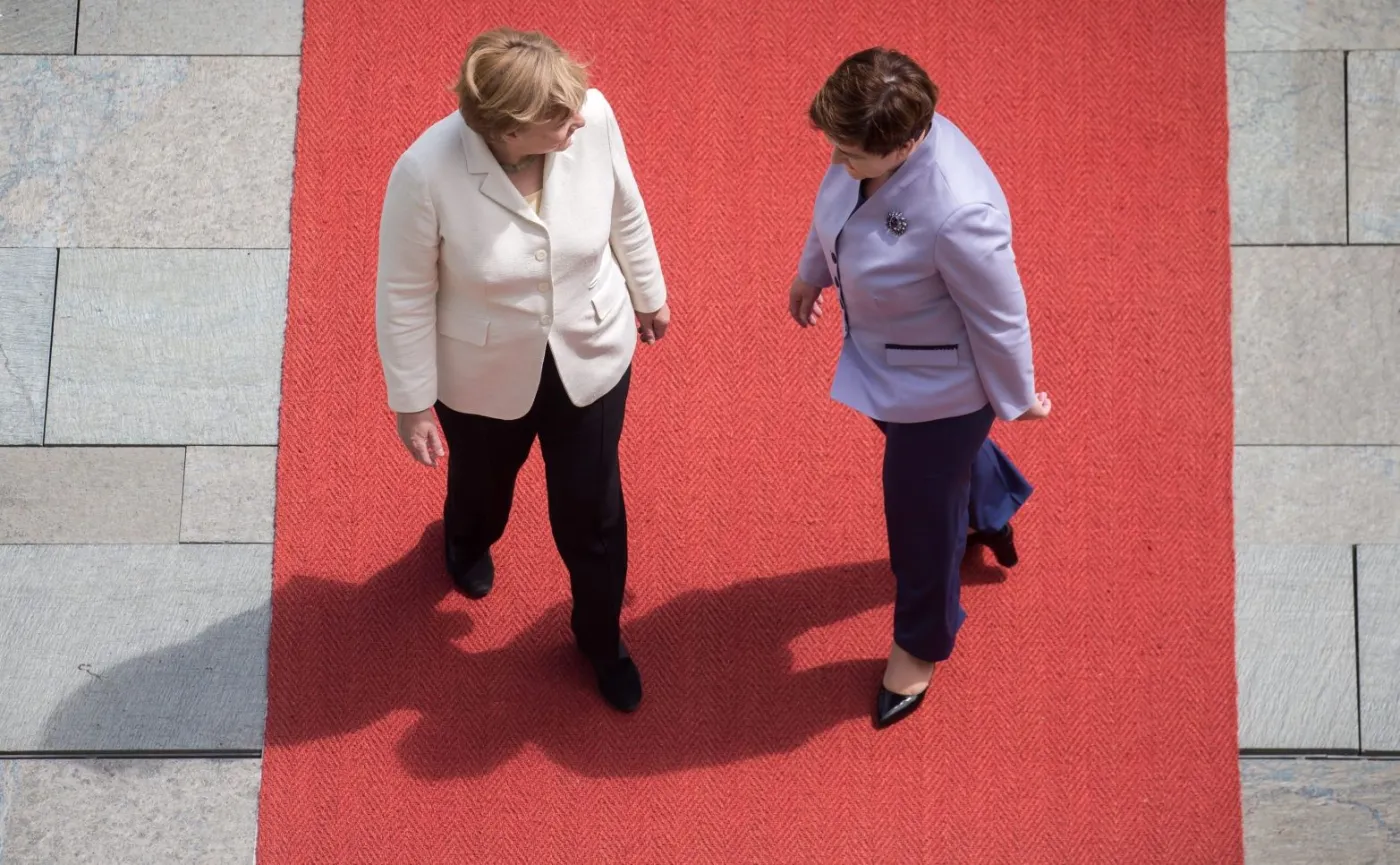 Premier Beata Szydło u kanclerz Angeli Merkel
