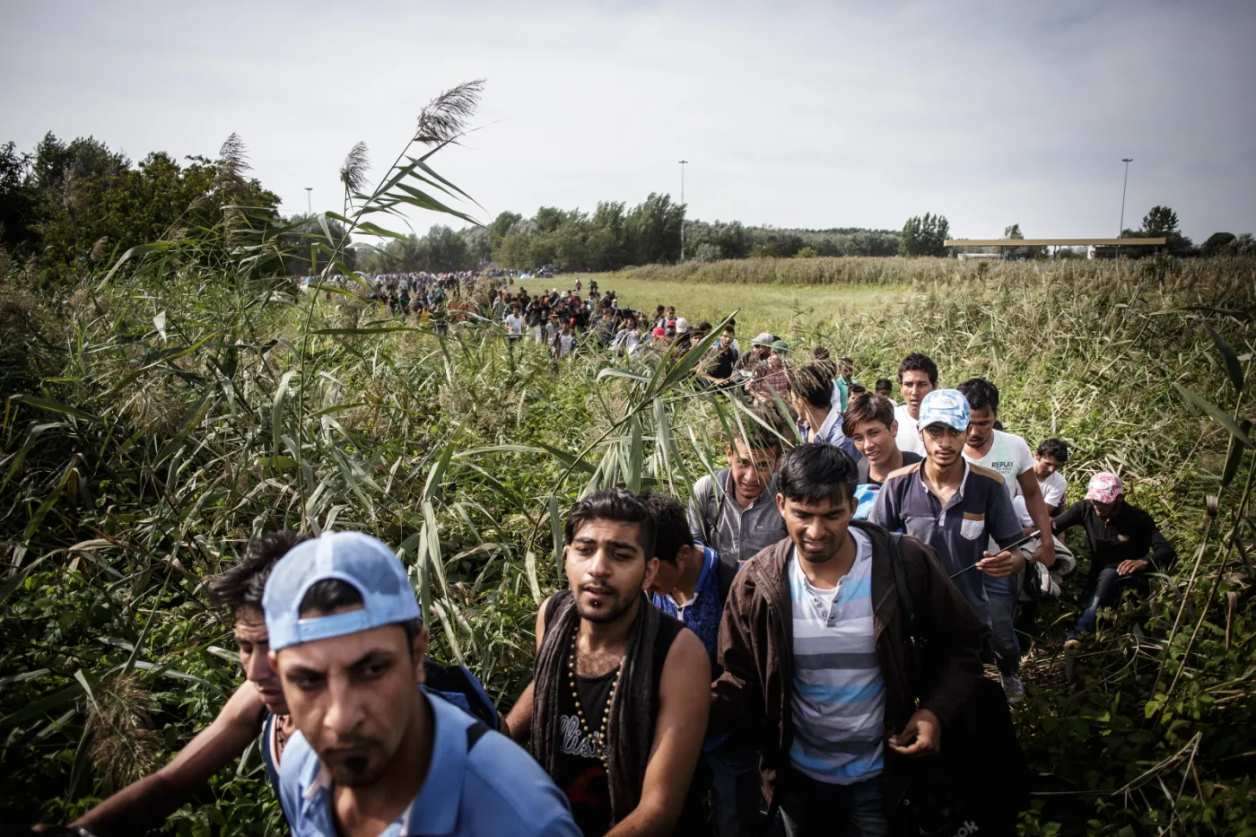 Zdjęcie z fotreportażu "Granica" autorstwa Macieja Moskwy