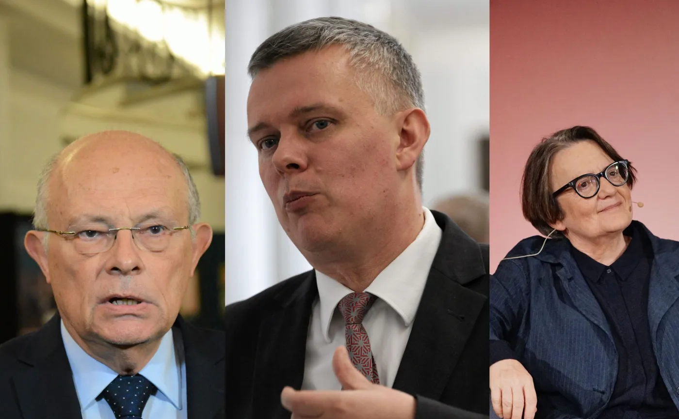 Tomasz Siemoniak, Marek Borowski i Agnieszka Holland
