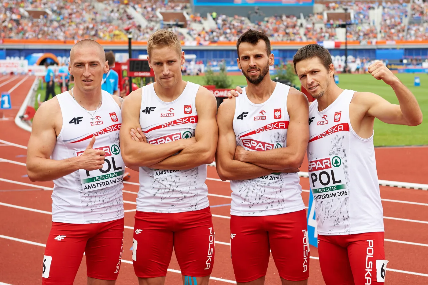 Jakub Krzewina, Michał Pietrzak , Łukasz Krawczuk i Kacper Kozłowski