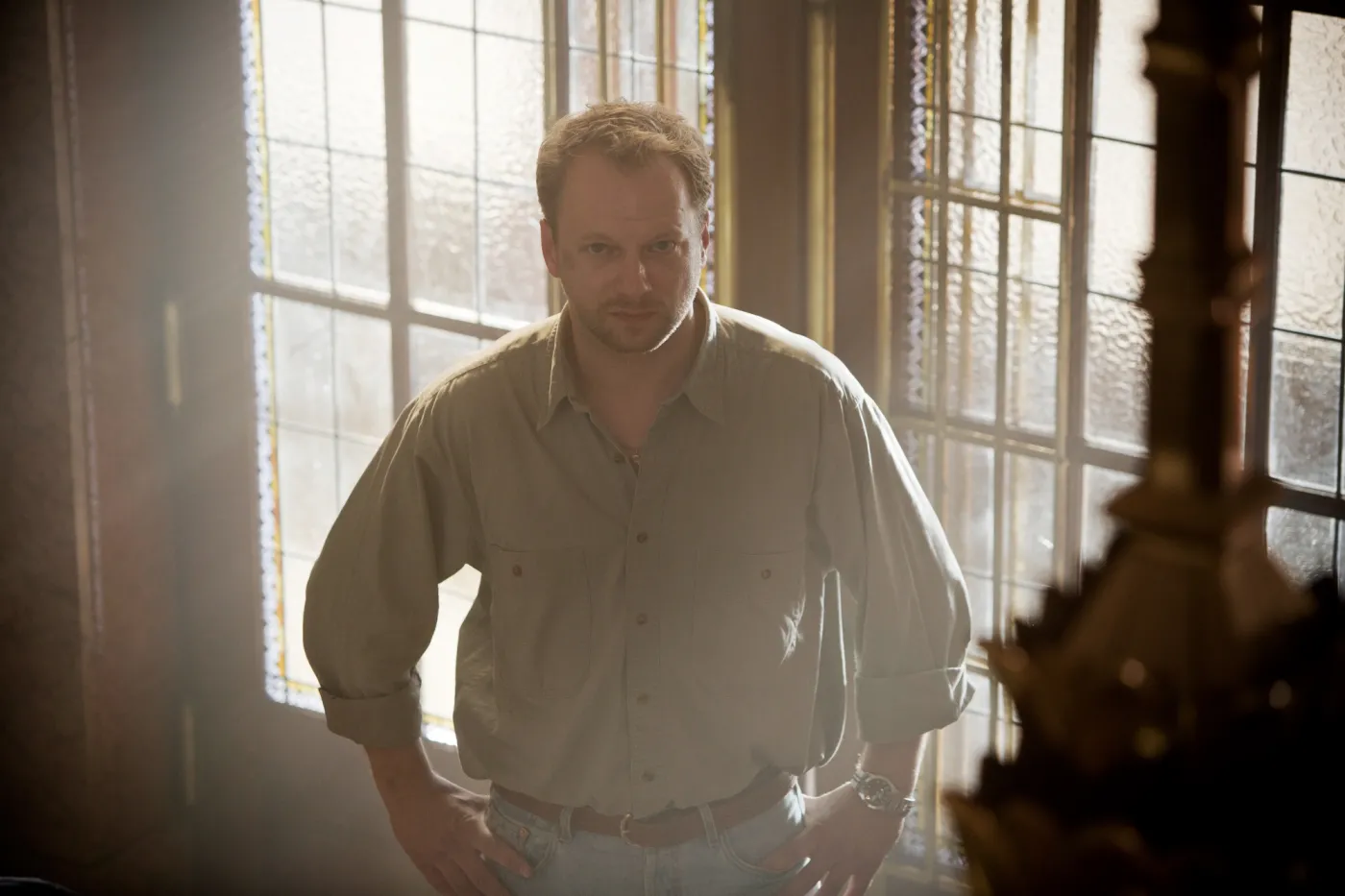 Maciej Stuhr w filmie "Czerwony kapitan"