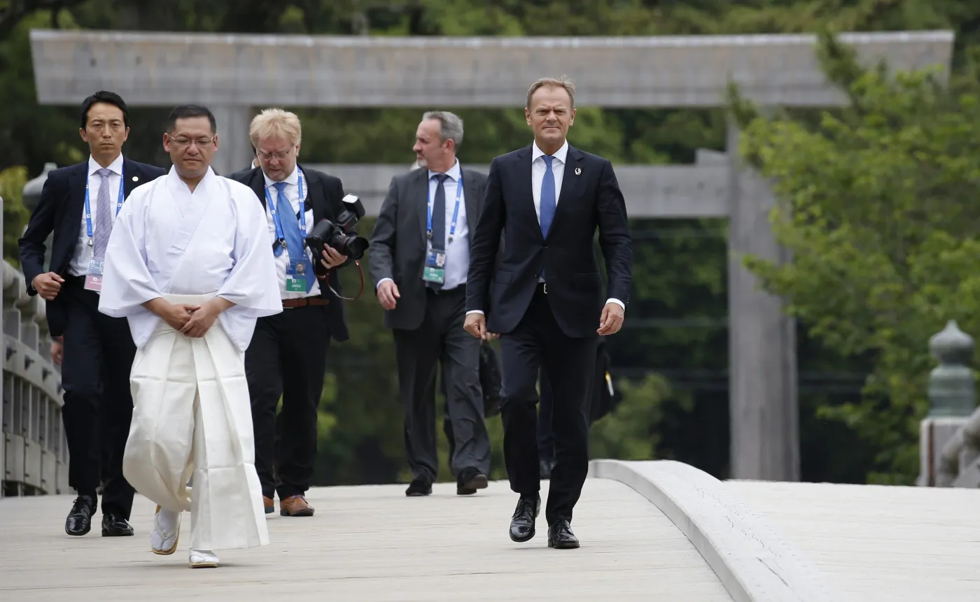 Donald Tusk przybył do Japonii na szczyt G7