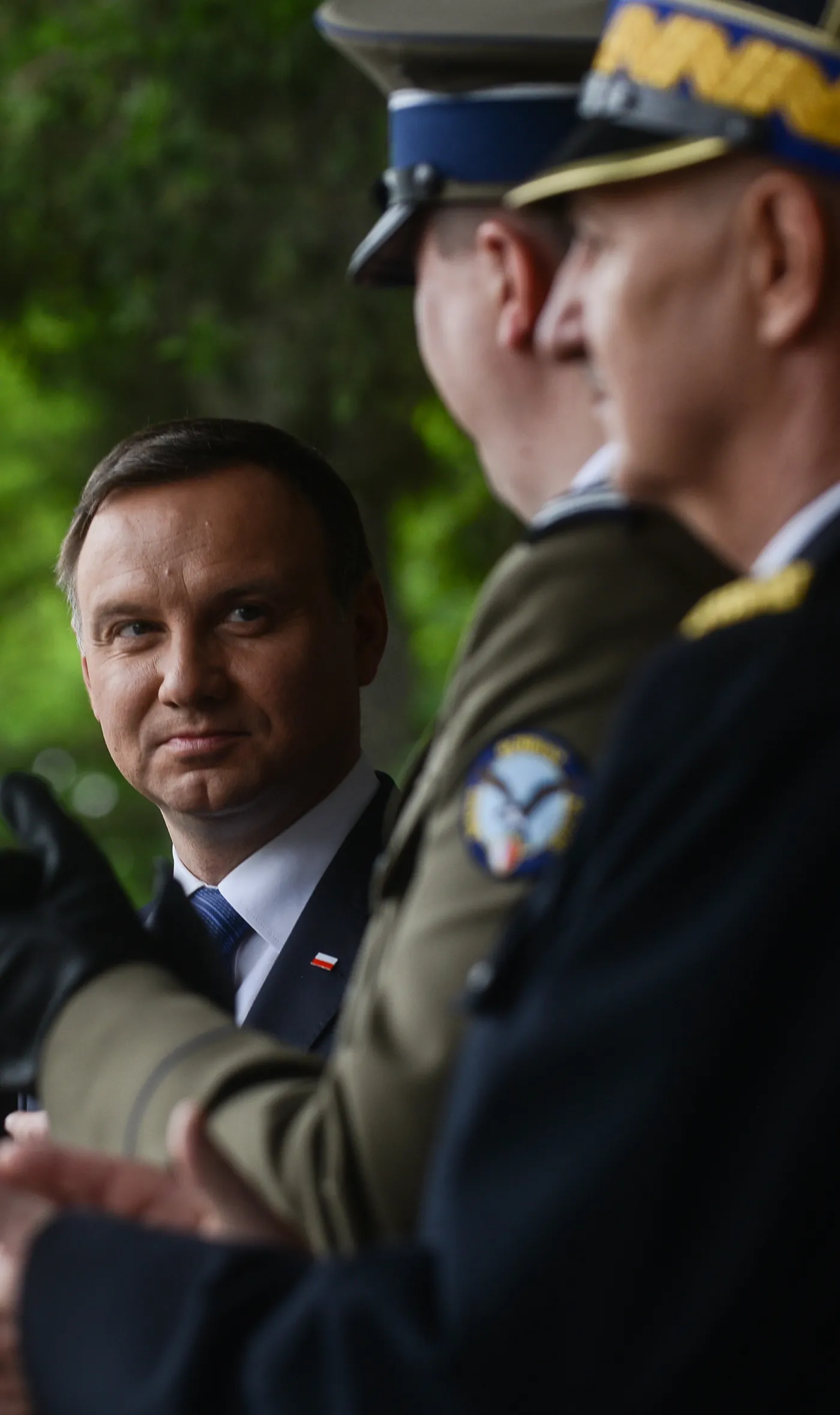 Prezydent Andrzej Duda podczas obchodów święta Biura Ochrony Rządu
