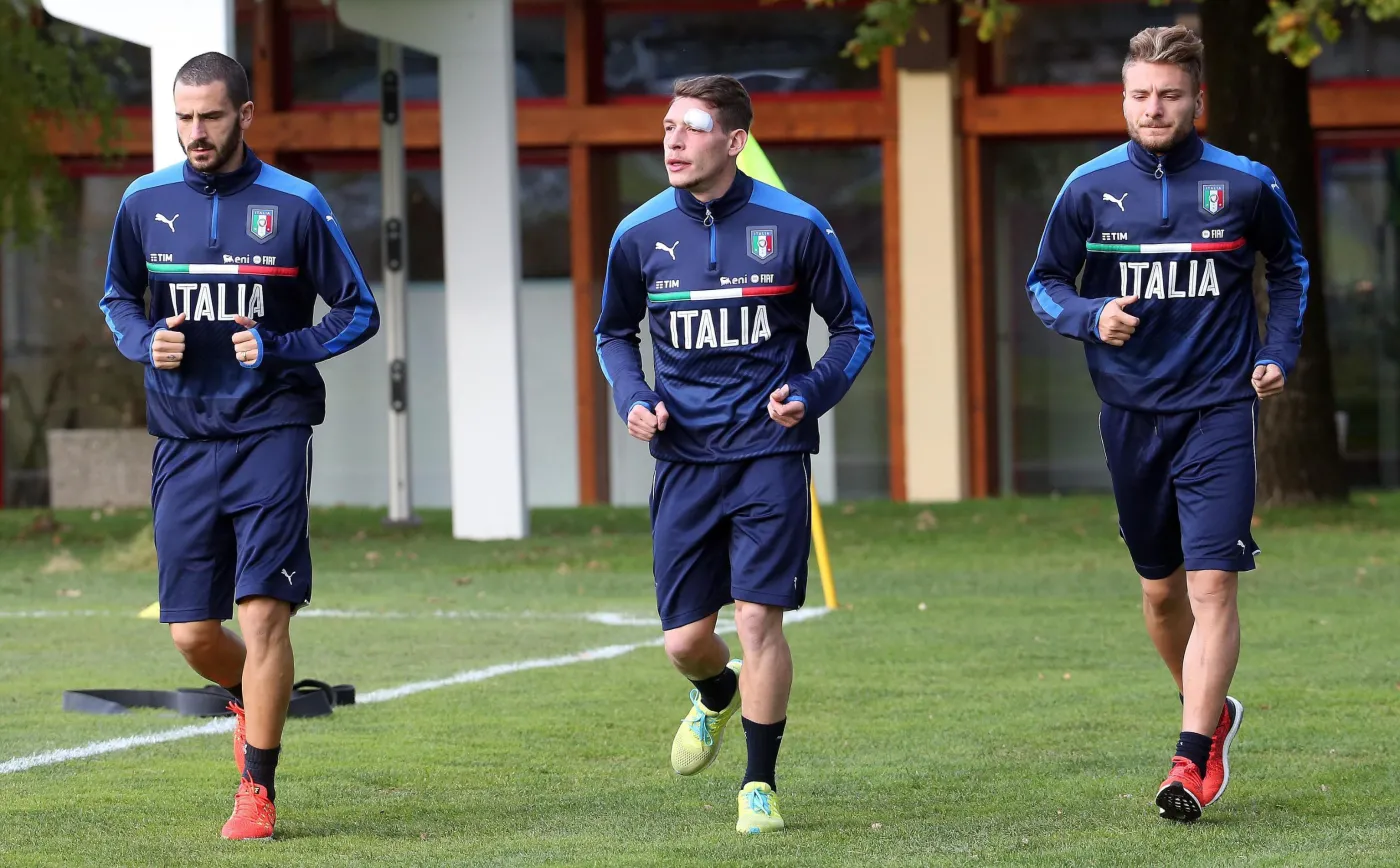Leonardo Bonucci, Andrea Belotti i Ciro Immobile