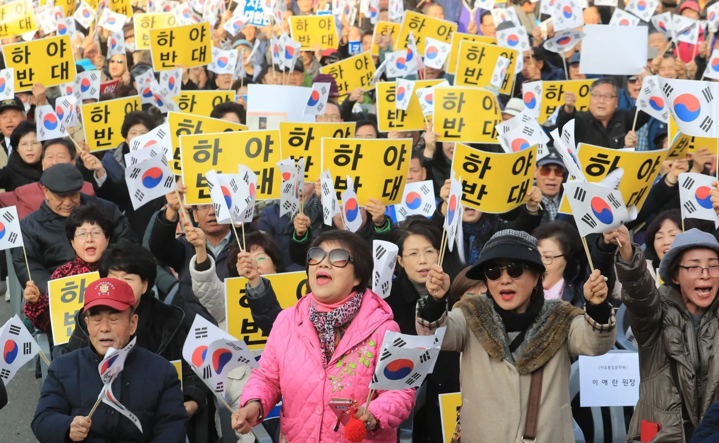 Wiec zwolenników prezydent Korei Północnej