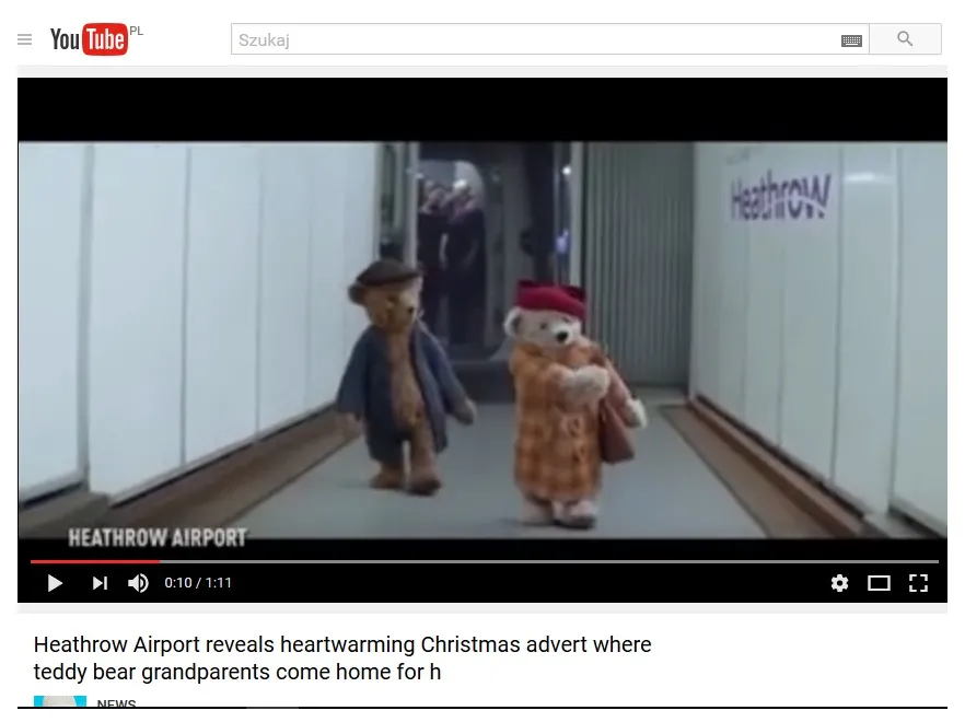 Trzeba zobaczyć, żeby ocenić! Świąteczna reklama londyńskiego lotniska podbija internet