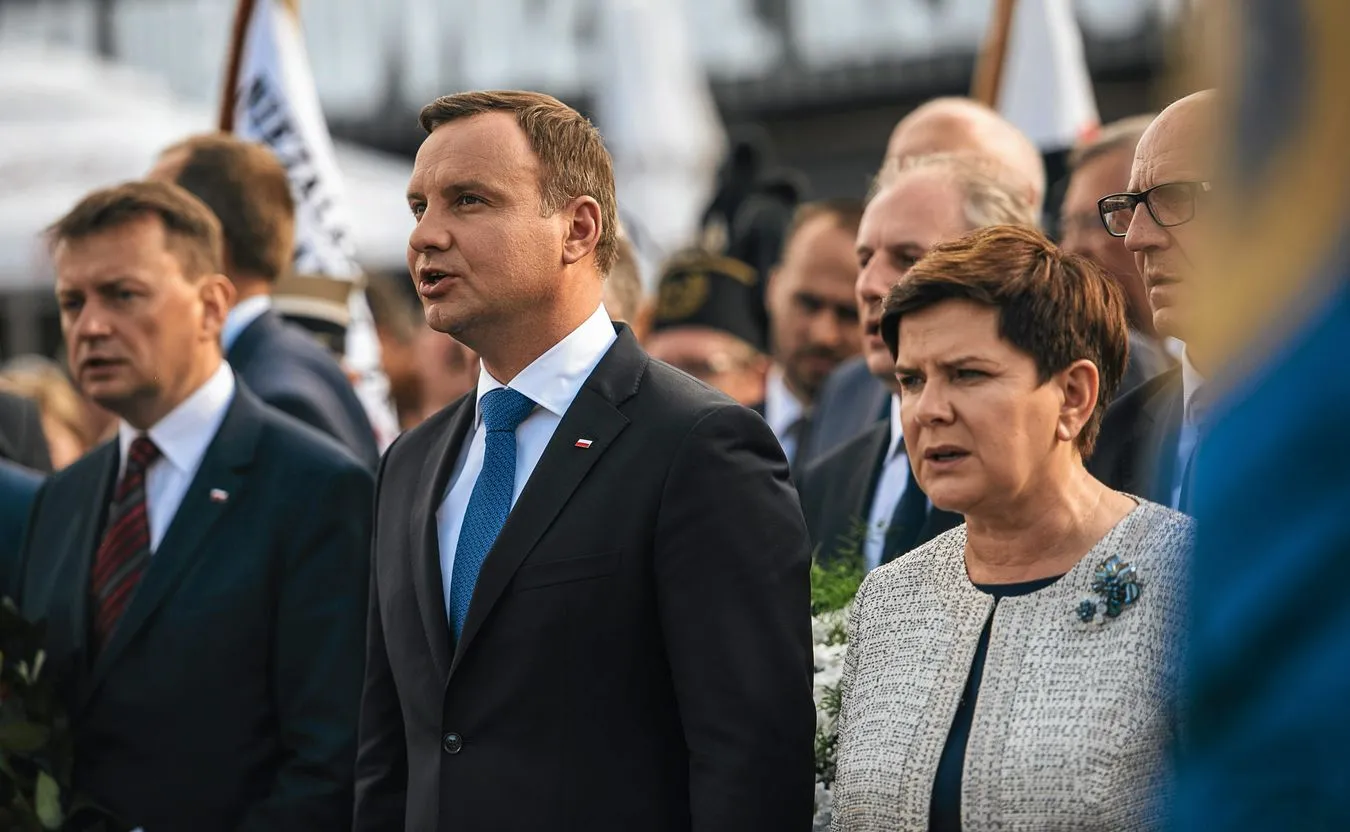 Mariusz Błaszczak, Andrzej Duda i Beata Szydło
