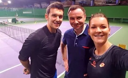 Agnieszka Radwańska, Dawid Celt i prezydent Andrzej Duda