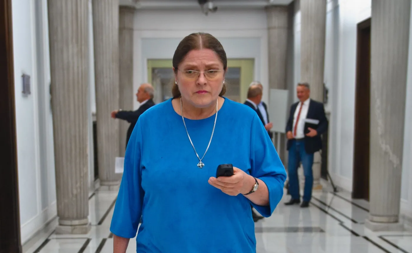 Posłanka PiS Krystyna Pawłowicz w Sejmie