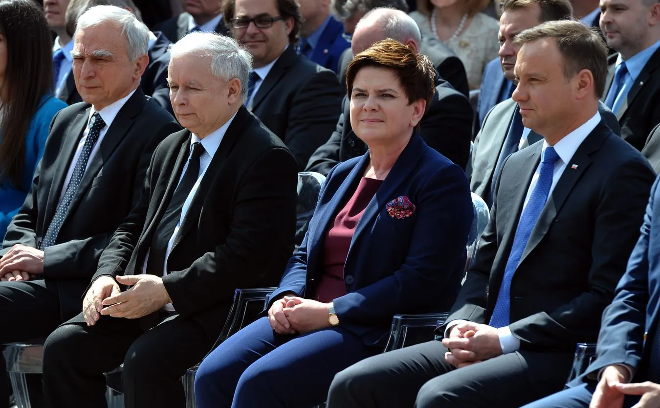 Jarosław Kaczyński, Beata Szydło i Andrzej Duda