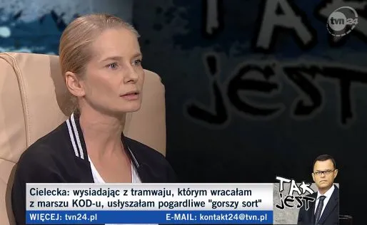 Magdalena Cielecka w programie "Tak jest"