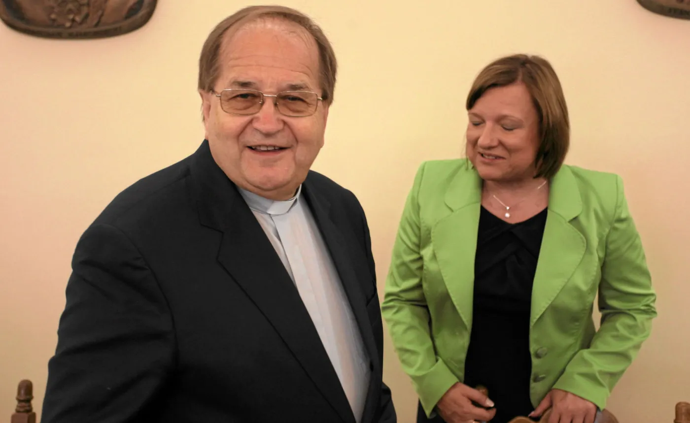 Ojciec Tadeusz Rydzyk i minister Beata Kempa