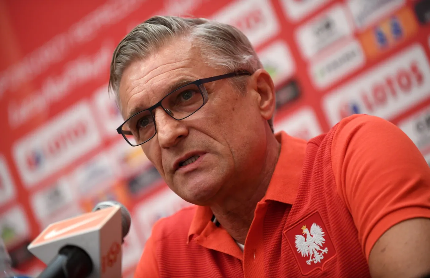 Trener piłkarskiej reprezentacji Polski Adam Nawałka