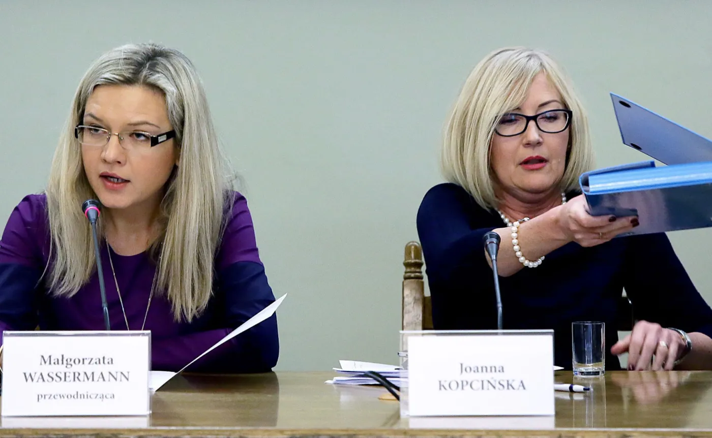 Małgorzata Wassermann i  Joanna Kopcińska