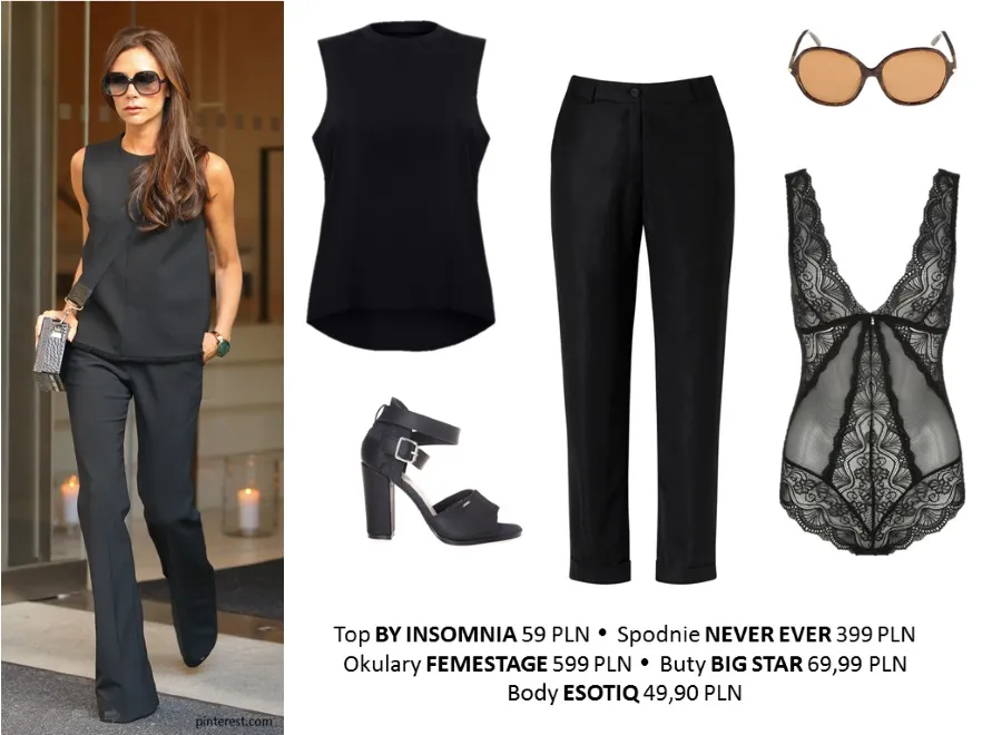 Inspirujące STYLIZACJE Victorii Beckham