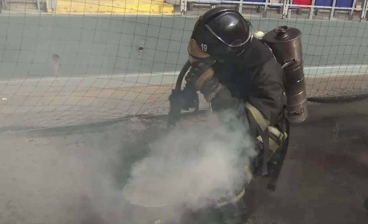 Próbne zamieszki na trybunach