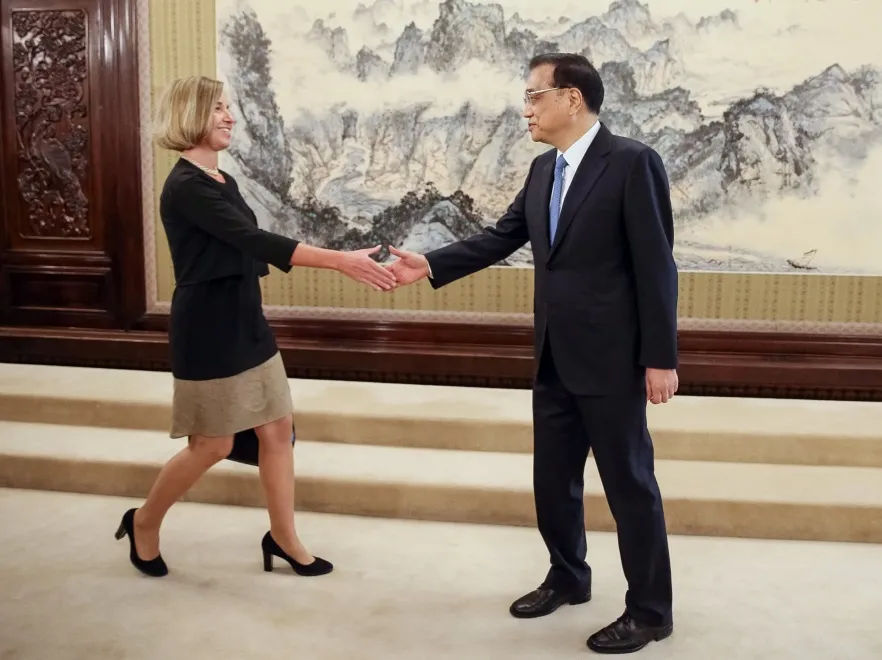 Federica Mogherini; Li Keqiang