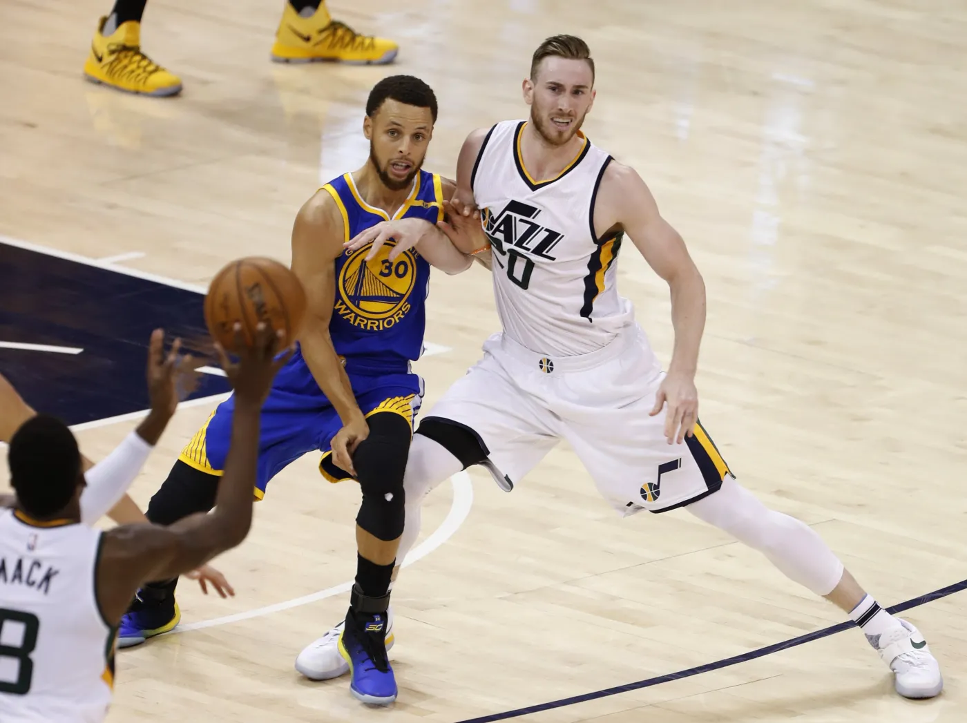 Stephen Curry i Gordon Hayward