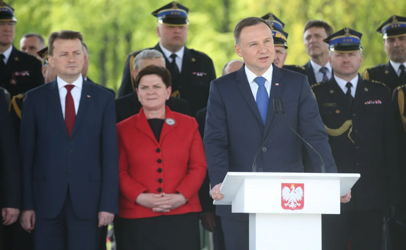 Mariusz Błaszczak, Beata Szydło, Andrzej Duda