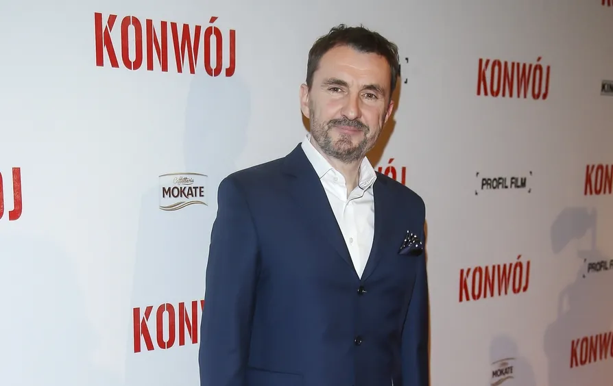 Maciej Żak, reżyser filmu "Konwój" na uroczystej premierze swego dzieła