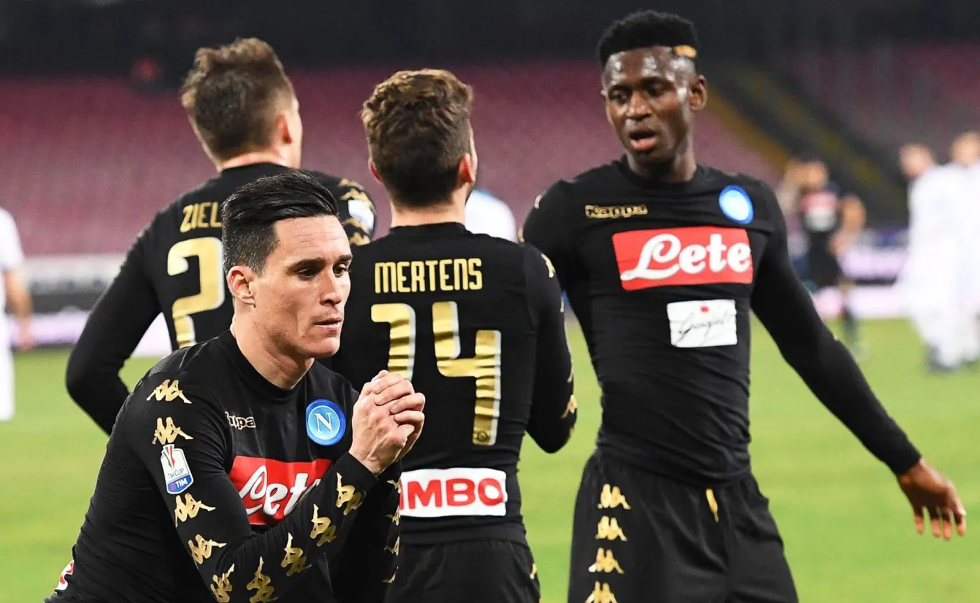 Piłkarze Napoli fetują zdobycie gola