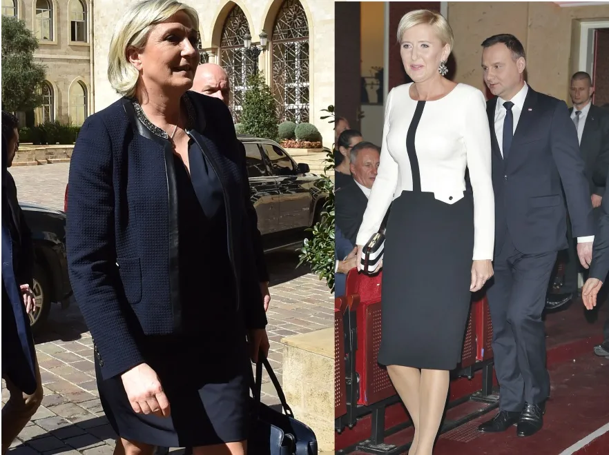 Agata Kornhauser-Duda; Marine Le Pen