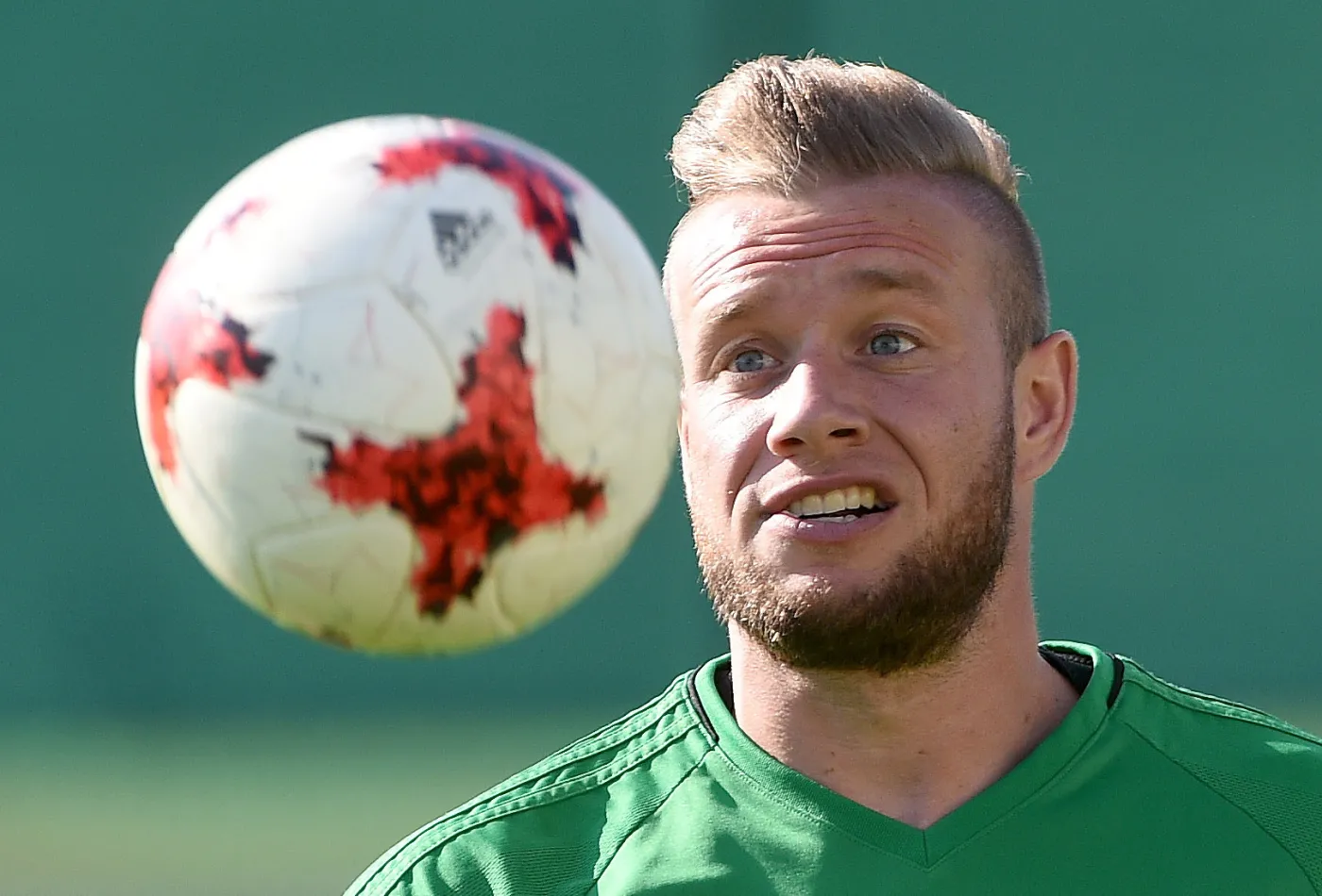 Piłkarz Legii Warszawa Thibault Moulin