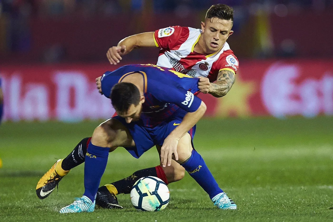 Bernardo Espinosa i Leo Messi 