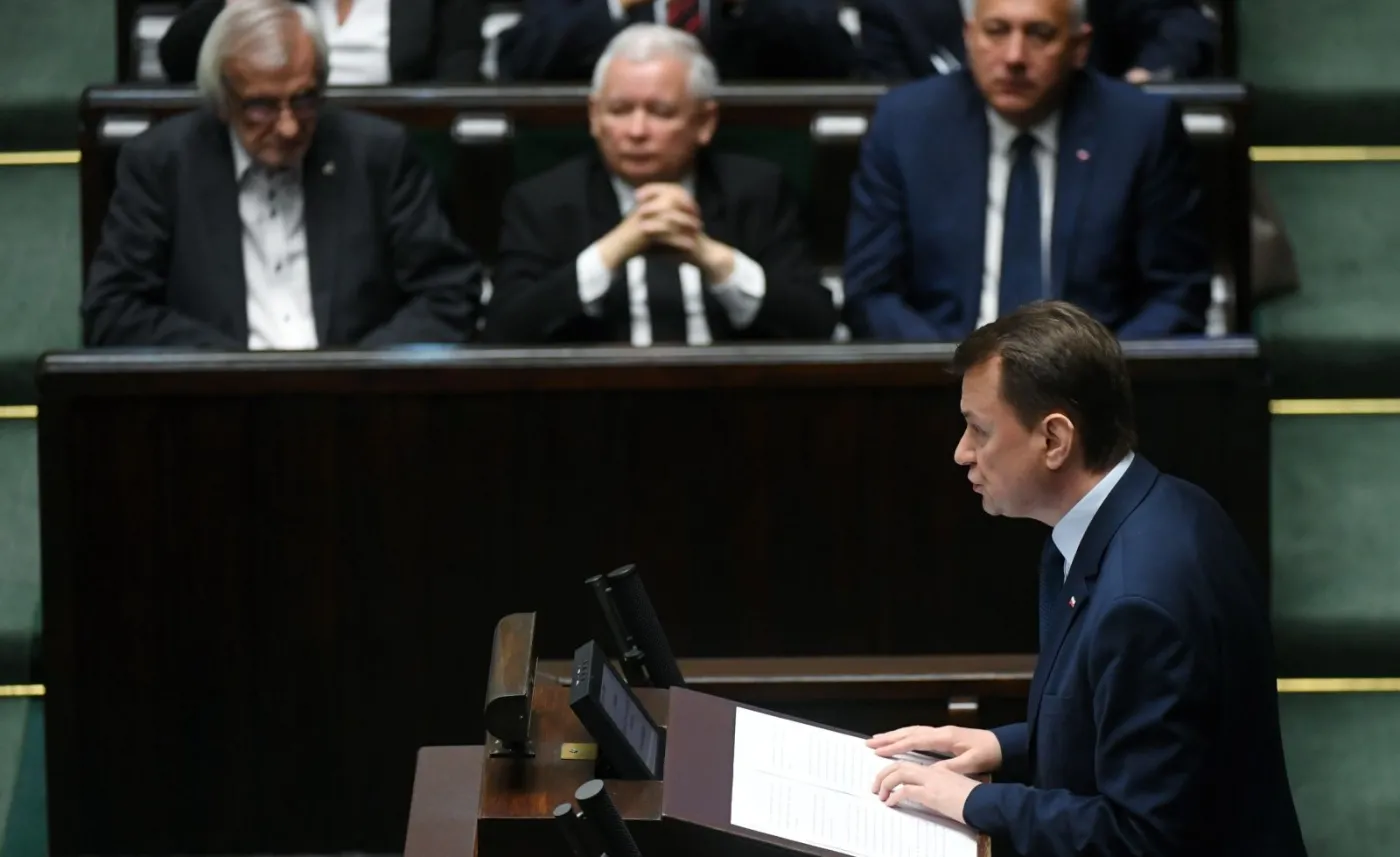 Minister spraw wewnętrznych i administracji Mariusz Błaszczak