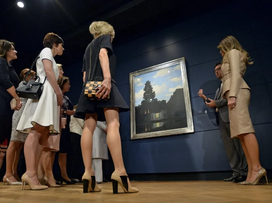 Melania Trump; Brigitte Macron