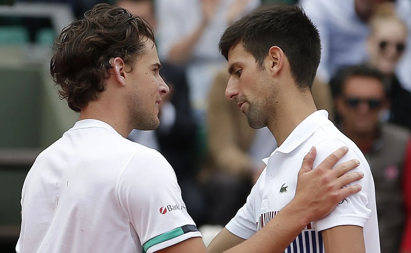 Dominic Thiem i Novak Djokovic